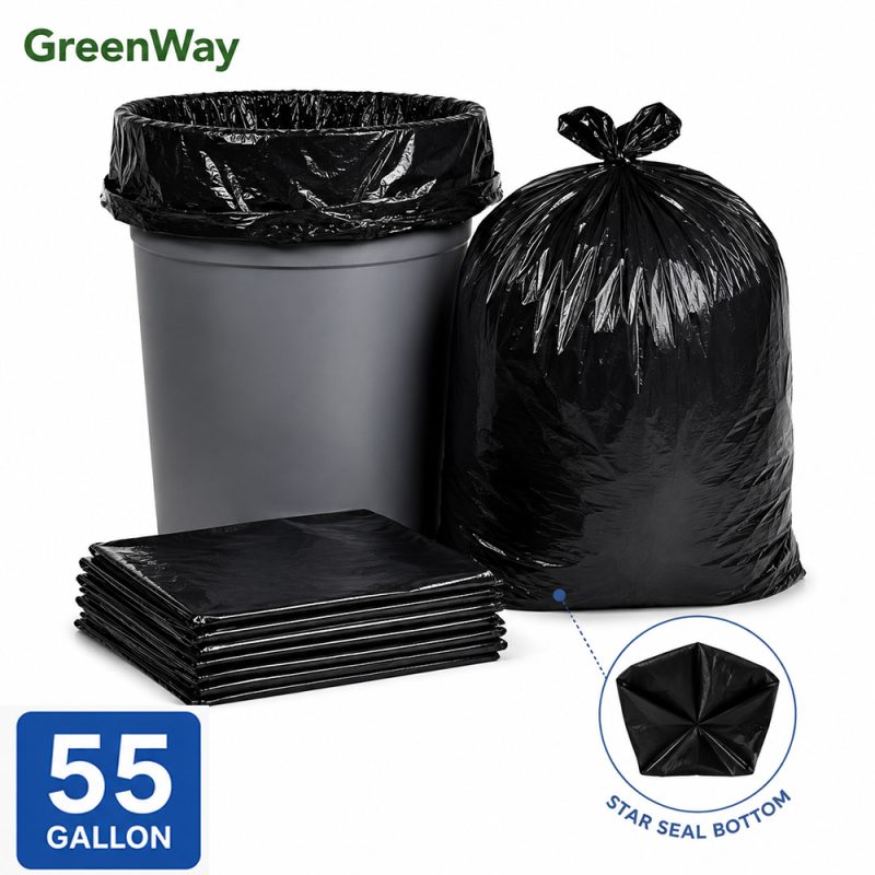 55 gallon heavy duty industrial trash bags factory direct