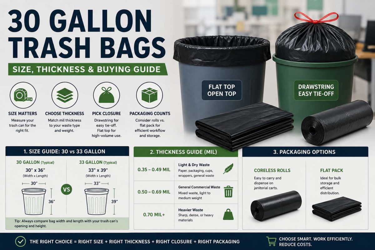 30 Gallon Trash Bags